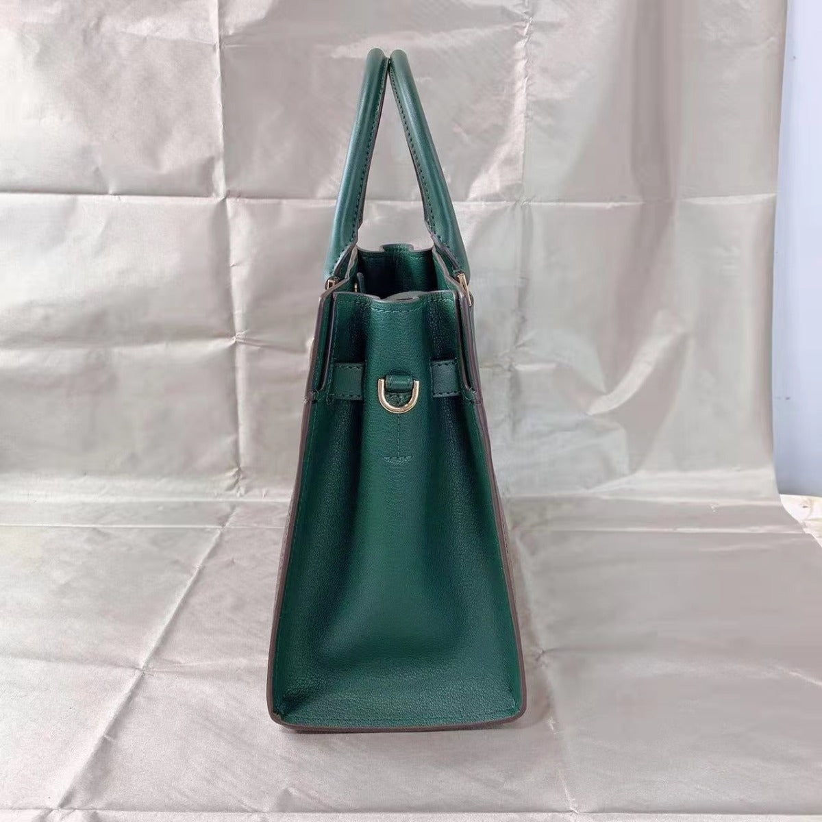 Michael Kors 35F1GHMS2B Hamilton Medium Racing Green Satchel Crossbody Handbag Michael Kors 35F1GHMS2B Hamilton Medium Racing Green Satchel Crossbody Handbag